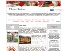 Tablet Screenshot of filipinofoodrecipes.net